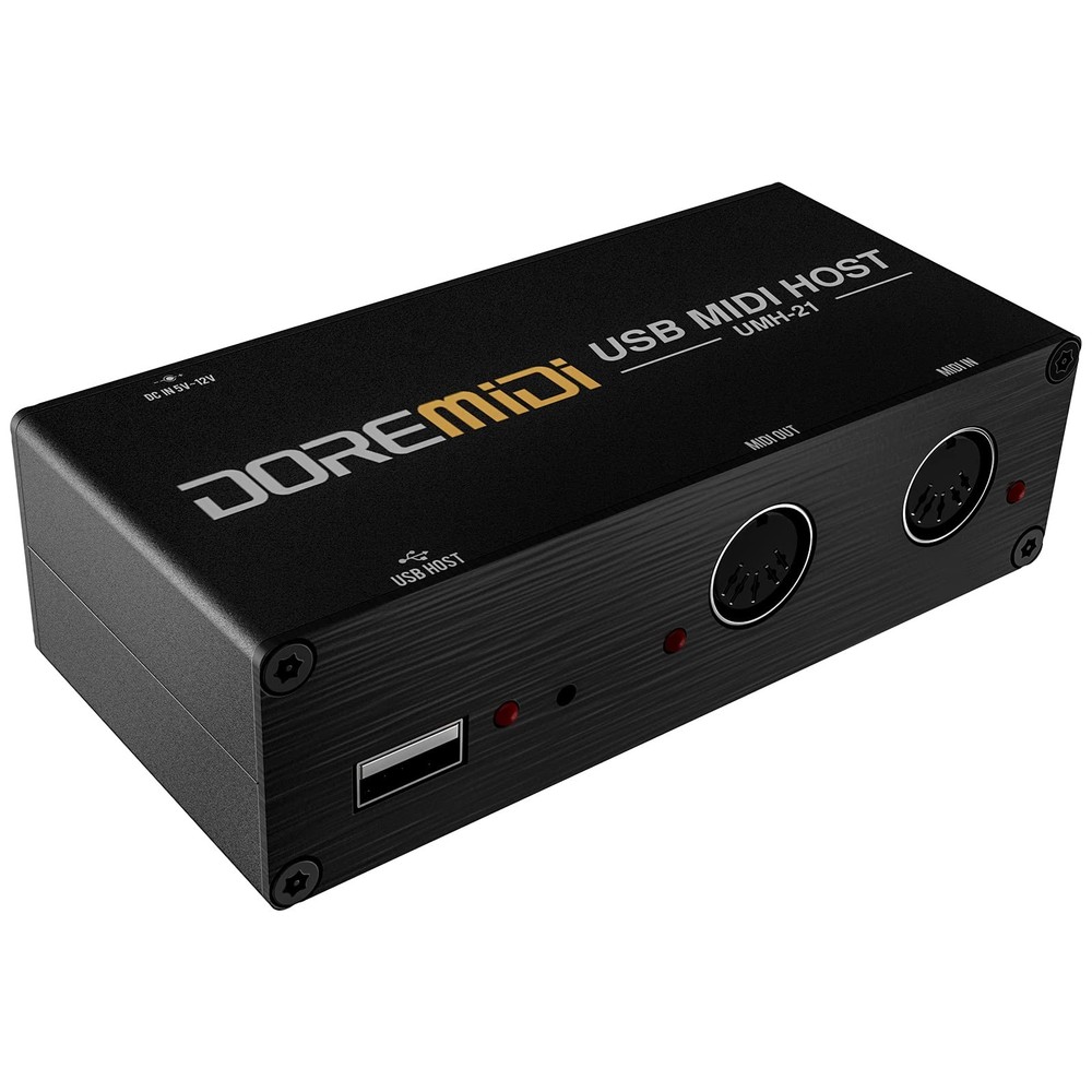 Upgraded USB Host MIDI Interface, 1-in and 1-out, High Speed USB to MIDI Conv…