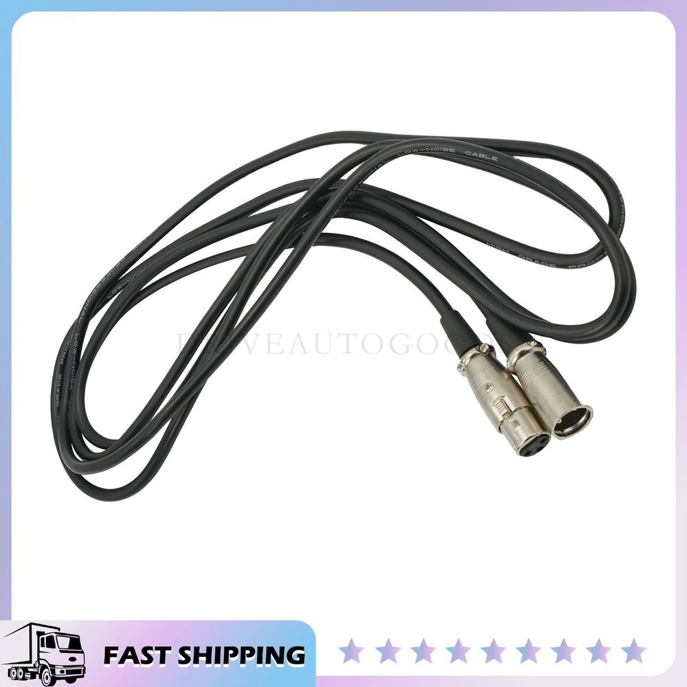 Fits Audio Equipment 10ft Shielded 3Pin XLR Audio Cable Mic Cord