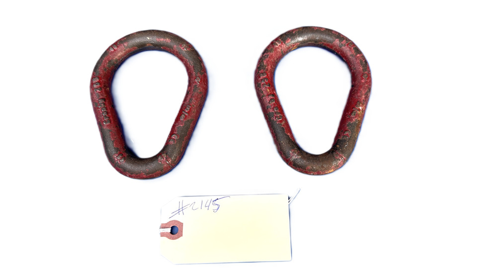Unbranded Red Small Oval Rigging Hardware #2145 (LOT OF 2)THS