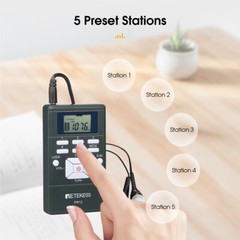 FT11 PR13 Assisted Listening Tour Guide System 1 Transmitter 100 Receiver Plant