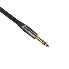 1/4 TRS Stereo Male to Dual 1/4 TS Male Stereo Breakout Splitter Y Cable