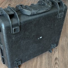 Waterproof Black Rigid Plastic Locking Multipurpose Case w/ Pressure Valve 15×19