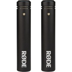 RODE M5 Compact 1/2″ Condenser Mic Matched Pair Cable/Stand Drum Overhead Pack