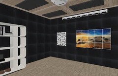 12-96PCS Black Acoustic Foam Panel Wedge Studio SoundAbsorb Wall Tiles Free Ship