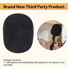 High-Density Foam Mic Cover Windscreen fits Clear Audio Recording Accessories