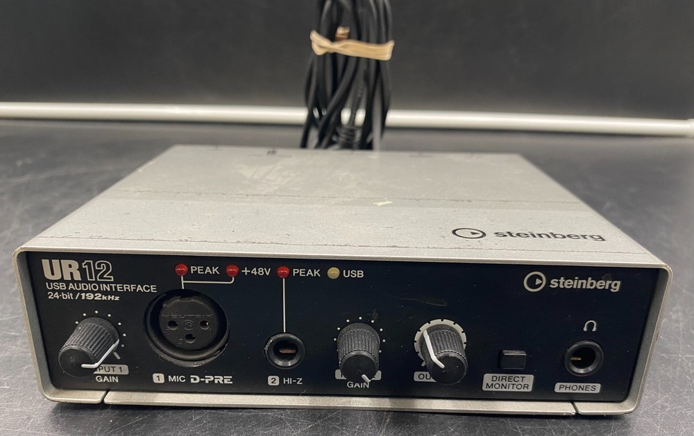 STEINBERG UR12 USB Audio Interface *AS-IS, For Parts*