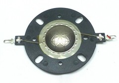 Titanium Dome Ribbed Hi-Frequency Tweeter Diaphragm 8 ohm 25.4mm Length 81.5mm