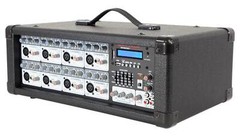 Rockville RPM80BT 2400w Powered 8 Channel Mixer/Amplifier w/Bluetooth/EQ/Effects
