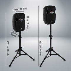 PRORECK Impact 8 600W PA System Complete Set Bluetooth DJ Karaoke Stands Mic
