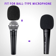 6 PCS Handheld Microphone Windscreen – Mic Pop Filter for Studio Microphone, …
