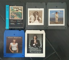 LOT OF 23 – 8 TRACK VINTAGE STEREO CASSETTE CARTRIDGE plus case