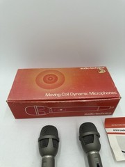 Vintage Audio-Technica AT-816 Moving Coil Dynamic Microphone 2X With Box