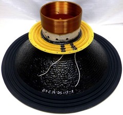 LASE Replacement B&C 18DS-115-8 Re-Cone 18″ Speaker Kit Assembled 8Ω