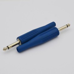 10 PCS 1/4 in TS Connector 6.35mm for Speaker Cable Jack Plug Connector End Blue