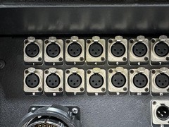 28CH Split Panel BOX W/ 8XLR M & F Multipin #05368 (One) THS