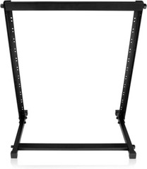 Gator Angled Metal Desktop Rack Stand with Non-Slip Rubber Feet; 12U Rack Space