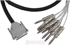 Pro Co (2) DA88BQ-5 – Analog DB25/TRS Patch Snake, 5′ 2-Pack