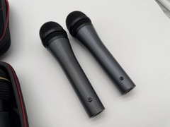 Sennheiser E 815 S Handheld Wired XLR Microphone and EV N/D767a Microphone LOT