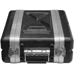 Lightweight 2 Space Compact ABS Rack Case – 2U PA DJ Shallow Rack Case