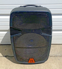 Mr.Dj USA PXBAT-15 Portable Powered Speaker 100-240V 50/60Hz Power Tested