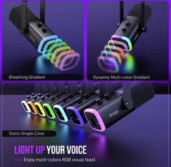 FiFine AM8 XLR USB Dynamic Microphone Ampligame Black