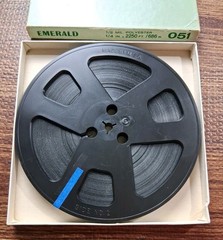 Emerald Recording Tape 1/2 Mil Polyester 1/4” Inch 2250 ft. 686 m 051 Vintage