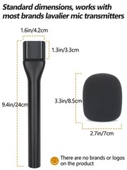 YOUSHARES Interview Microphone Handheld Adaptor for Rode Wireless Go II/Wirel…