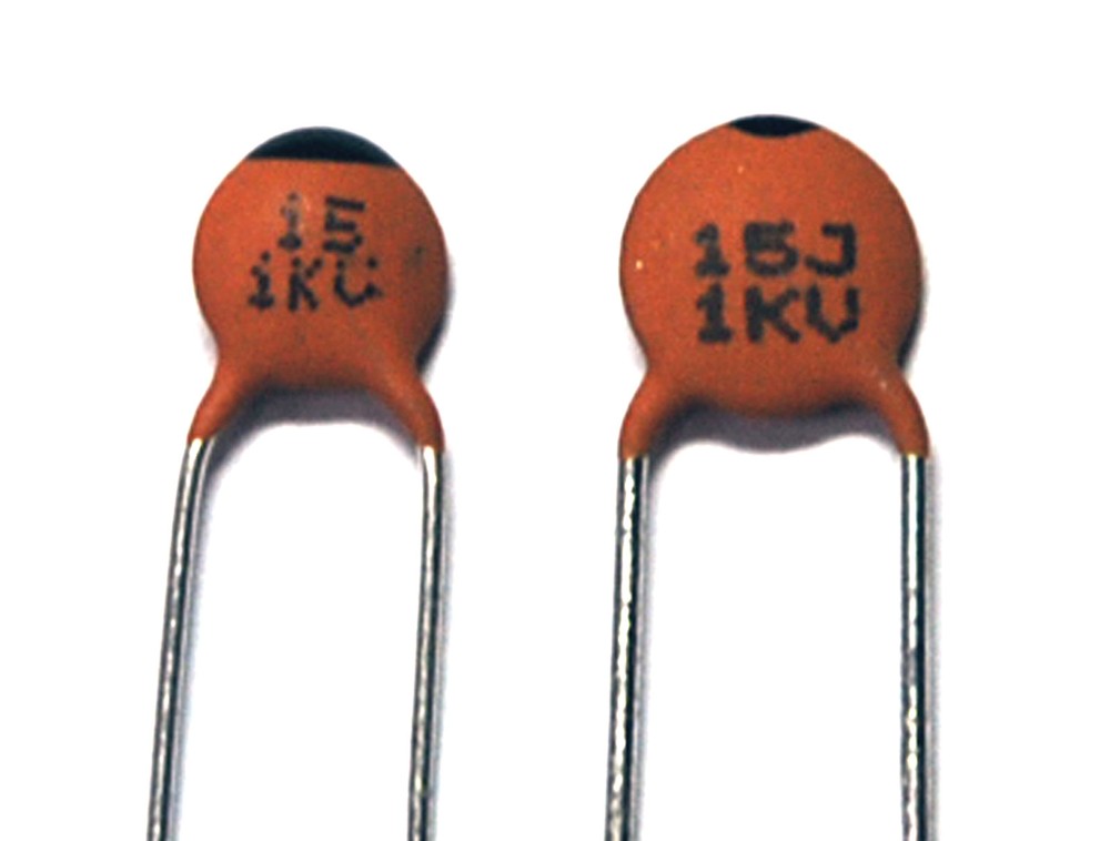 100pc Disc Ceramic Capacitor 15pF 1KV J ±5% NP0 Pitch=5mm RoHS Taiwan NPO