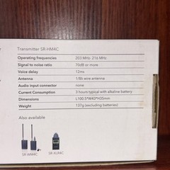 Saramonic SR-HM4C 4-Ch VHF Wireless Handheld Mic for SR-WM4C