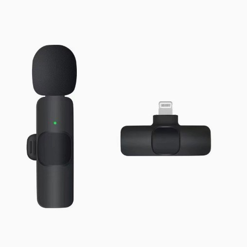 Wireless Lavalier Microphone Video Recording Live Streaming For iphone Android