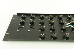 22 Channel XLR Input Mixer Mix Down Rack Face For Parts – Not Wired