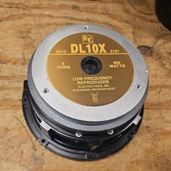 EV Electro Voice DL10X 10″ Woofer 8ohm Loudspeaker Working Used slight click