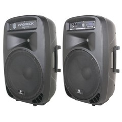 PRORECK 2000W 15″ Powered DJ PA Speaker System Bluetooth/USB/SD/LED