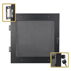 Sound Town Server Rack Doors, for STRK-M12U Server Rack (STRK-DS12U)