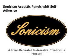 Sonicism 12 Pack Acoustic Wall Panels with Self-Adhesive, 12″ X 12″ X 0.4″ Sound