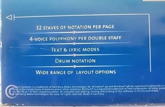 Steinberg Cubasis Notation Software Professional Scores 4 Vocal/Piano/Percussion