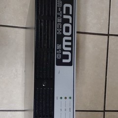 Crown Com-Tech 210 2-Channel 210W Class AB Power Amplifier Rack Mount