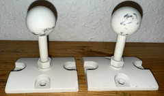 Pair Of JBL 179-00002-00 179-00002-01 Ball Mounts for Control 25 and 28 Speakers
