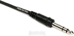 Roland PCS-15-TRA 1/4-inch TRS Male to 1/4-inch TRS Male Right Angle Percussion