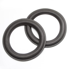 Fielect 2Pcs 6.5inch Foam Speaker Edge Subwoofer /165mm, 2pcs