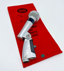 Shure 565s 4 pin Microphone Vintage „The Woodstock Mic“ w/original Velvet Bag