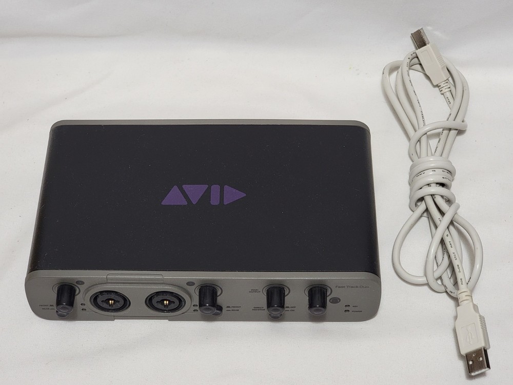 Avid Fast Track Duo Audio Interface Device w/ USB Cable PC Mac Tablet