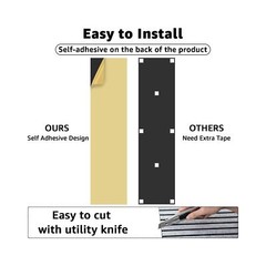 Art3dwallpanels 10 Pack Acoustic Panels, 48″ X 12″ X 0.43″ Soundproof Wall Pa…