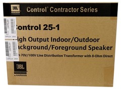 (6) JBL Control 25-1 5.25″ 30w 70v Wall-Mount Commercial Restaurant/Bar Speakers