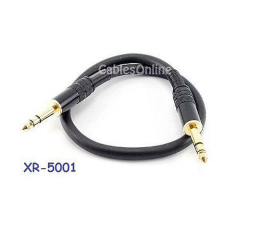 1.5 ft. Premium ¼ inch Phono TRS M/M Stereo Audio Cable