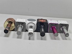 Lot of 6 Untested Microphones – Various Models & Conditions