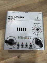 Behringer Tube Ultragain MIC200 Vacuum Tube Mic Preamp Modeling Preamplifier