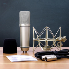 MA-87 Studio Condenser Microphone, 26mm Gold Large Diaphragm Capsule, Including