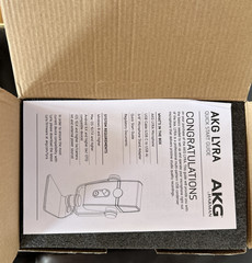 AKG Microphone Lyra C44-USB Harman Ultra HD Recording Interface/Podcast NEW