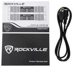 Rockville RPA5 400w RMS (200 x 2) 2 Channel Power Amplifier Pro/DJ Amp